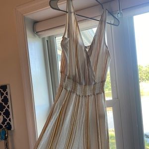 Yellow and white Jumpsuit